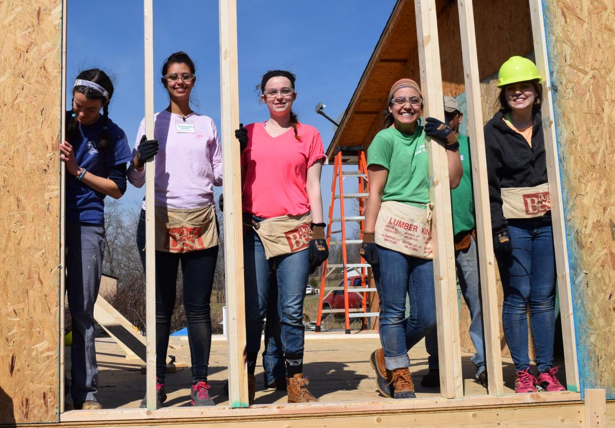 Christian Appalachian Project welcomes college and high school students from across the country for week-long spring break mission trips repairing substandard homes in Appalachia.