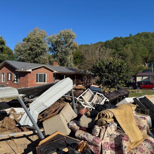 Homes in East Tennessee were devastated by Hurricane Helene. 